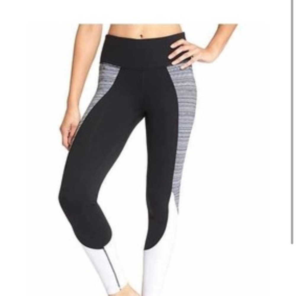Athleta Colorblock Tights M Tall!